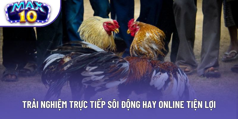 Trải nghiệm trực tiếp sôi động hay online tiện lợi